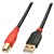 LINDY 42761 ACTIVE USBA TO USBB 20 CABLE 10M BLACKRED