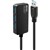 LINDY 43159 ACTIVE EXTENSION PRO 4PORT HUB USBA 30 10M BLACK