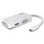 LINDY 43273 ADAPTER CONVERTER USB TYPE C TO TRIPLE DISPLAY WHITE