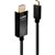 LINDY 43292 ADAPTER CABLE USBC TO HDMI HDR 2M BLACK