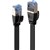 LINDY 47484 FLAT GIGABIT NETWORK CABLE UFTP CAT6A 5M BLACK