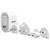 LINDY 73304 MULTICOUNTRY TRAVEL ADAPTOR USBA 12W WHITE
