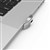 COMPULOCKS LEDGE LOCK SLOT ADAPTER MACBOOK PRO 16 INCH SILVER