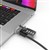 COMPULOCKS LEDGE LOCK SLOT ADAPTER AND COMBINATION LOCK MACBOOK PRO 16 INCH SILVER