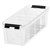 ORTHEX SMARTSTORE CLASSIC 4 STORAGE BOX 35 LITRE CLEARBLACK  4 INSERTS