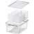 ORTHEX SMARTSTORE CLASSIC 15 STORAGE BOX 14 LITRE CLEARWHITE  6 INSERTS