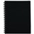 SPIRAX 511 NOTEBOOK 7MM RULED HARD COVER SPIRAL BOUND 200 PAGE 225 X 175MM BLACK