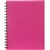 SPIRAX 511 NOTEBOOK 7MM RULED HARD COVER SPIRAL BOUND 200 PAGE 225 X 175MM PINK