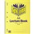 SPIRAX 906 LECTURE BOOK 7MM RULED 7 HOLE PUNCHED SIDE OPEN SPIRAL BOUND 140 PAGE A4