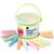 EDUCATIONAL COLOURS SIDEWALK CHALK ASSORTED BUCKET 24