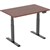 ERGOVIDA EED623D ELECTRIC SITSTAND DESK 1800 X 750MM BLACKDARK WALNUT