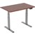 ERGOVIDA EED623D ELECTRIC SITSTAND DESK 1800 X 750MM GREYDARK WALNUT
