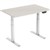 ERGOVIDA EED623D ELECTRIC SITSTAND DESK 1800 X 750MM WHITELIGHTWOOD