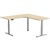 ERGOVIDA EED633D ELECTRIC SITSTAND CORNER DESK 1800 X 1800 X 750MM GREYOAK