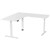 ERGOVIDA EED633D ELECTRIC SITSTAND CORNER DESK 1800 X 1800 X 750MM WHITEWHITE