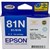 EPSON 81N INK CARTRIDGE HIGH YIELD LIGHT CYAN
