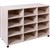 ELIZABETH RICHARDS MOBILE STORAGE UNIT 12 BAY 1180 X 450 X 860MM WHITE OAK