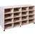 ELIZABETH RICHARDS MOBILE STORAGE UNIT 16 BAY 1440 X 450 X 860MM WHITE OAK