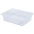 ELIZABETH RICHARDS PLASTIC TOTE TRAY CLEAR