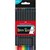 FABERCASTELL BLACK EDITION COLOUR PENCILS ASSORTED PACK 12