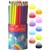 FABERCASTELL JUNIOR TRIANGULAR COLOUR PENCILS ASSORTED PACK 12