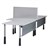SYLEX ICESCREEN DESK MOUNTED SCREEN 900 X 500MM GREY