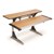 SYLEX SPLIT SURFACE HEIGHT ADJUSTABLE DESK 1200 X 830MM