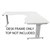 ARISE SITSTAND CORNER WORKSTATION FRAME SILVER