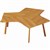 ARBOR EXECUTIVE WORKSTATION 3 PERSON 2400 X 750 X 720MM AMERICAN WALNUT