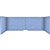 FILASORB MOBILE ACOUSTIC TABLE DIVIDER USHAPE 406 X 914 X 445MM PERIWINKLE