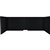 FILASORB MOBILE ACOUSTIC TABLE DIVIDER USHAPE 406 X 914 X 445MM PIANO BLACK