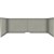 FILASORB MOBILE ACOUSTIC TABLE DIVIDER USHAPE 406 X 914 X 445MM PISTACHIO