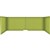 FILASORB MOBILE ACOUSTIC TABLE DIVIDER USHAPE 406 X 914 X 445MM WASABI