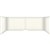 FILASORB MOBILE ACOUSTIC TABLE DIVIDER USHAPE 406 X 914 X 445MM WHITE