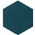 FILASORB SHAPE PANEL HEXAGON 315 X 400 X 12MM DENIM PACK 10
