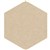 FILASORB SHAPE PANEL HEXAGON 315 X 400 X 12MM IVORY PACK 10