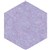 FILASORB SHAPE PANEL HEXAGON 315 X 400 X 12MM LILAC PACK 10