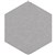 FILASORB SHAPE PANEL HEXAGON 315 X 400 X 12MM METAL PACK 10