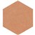 FILASORB SHAPE PANEL HEXAGON 315 X 400 X 12MM PEACH PACK 10