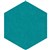 FILASORB SHAPE PANEL HEXAGON 315 X 400 X 12MM PEACOCK PACK 10