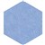FILASORB SHAPE PANEL HEXAGON 315 X 400 X 12MM PERIWINKLE PACK 10
