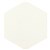 FILASORB SHAPE PANEL HEXAGON 315 X 400 X 12MM WHITE PACK 10