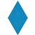 FILASORB SHAPE PANEL DIAMOND 350 X 350 X 12MM AZUR PACK 10