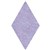 FILASORB SHAPE PANEL DIAMOND 350 X 350 X 12MM LILAC PACK 10