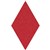 FILASORB SHAPE PANEL DIAMOND 350 X 350 X 12MM LIPSTICK RED PACK 10