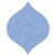 FILASORB SHAPE PANEL OGEE 315 X 400 X 12MM PERIWINKLE PACK 10