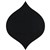 FILASORB SHAPE PANEL OGEE 315 X 400 X 12MM PIANO BLACK PACK 10