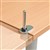 SYLEX ICESCREEN PARTITION DESK EDGE CLAMP