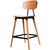FELIX BARSTOOL PLY SEAT LANCASTER OAK SEAT BLACK FRAME
