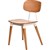 FELIX CHAIR PLY SEAT NATURAL WHITE FRAME